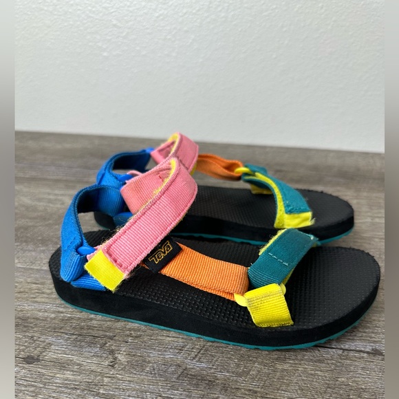 Teva Kids Girls Outdoor Hook&loop Sandals shoes sz 1 - Picture 1 of 7